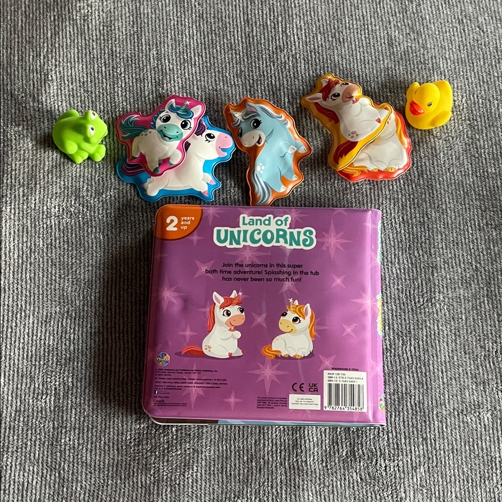 Land of Unicorns Kids Bath Time Toy Set - Picture 6 of 9